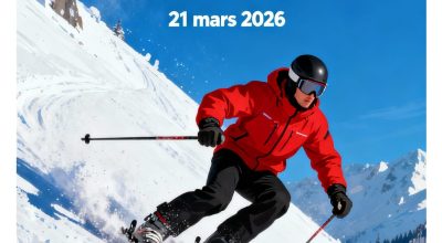 Affiche Concours à ski 2026